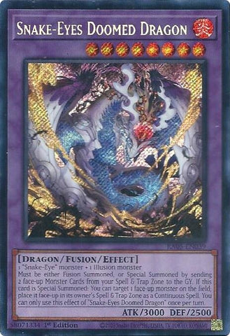 Image for Snake-Eyes Doomed Dragon (Secret Rare) (RA05-EN039) (RA05) - YuGiOh