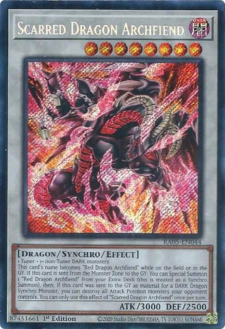 Image for Scarred Dragon Archfiend (Secret Rare) (RA05-EN044) (RA05) - YuGiOh