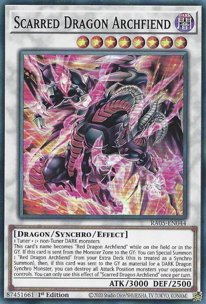 Image for Scarred Dragon Archfiend (RA05-EN044) (RA05) - YuGiOh