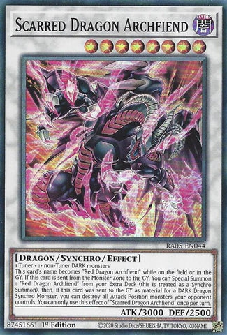 Image for Scarred Dragon Archfiend (RA05-EN044) (RA05) - YuGiOh
