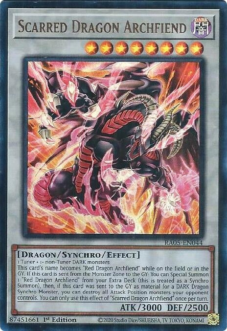 Image for Scarred Dragon Archfiend (Ultra Rare) (RA05-EN044) (RA05) - YuGiOh