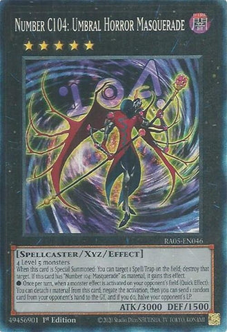 Image for Number C104: Umbral Horror Masquerade (Collector's Rare) (RA05-EN046) (RA05) - YuGiOh