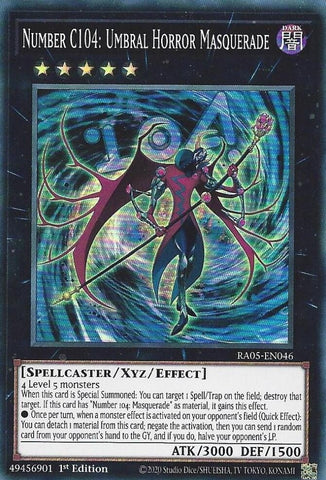 Image for Number C104: Umbral Horror Masquerade (RA05-EN046) (RA05) - YuGiOh