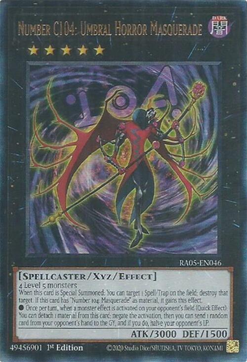 Image for Number C104: Umbral Horror Masquerade (Ultimate Rare) (RA05-EN046) (RA05) - YuGiOh
