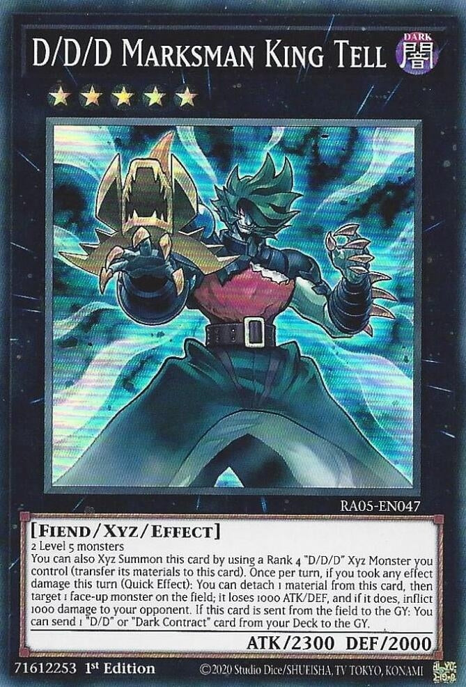 Image for D/D/D Marksman King Tell (RA05-EN047) (RA05) - YuGiOh