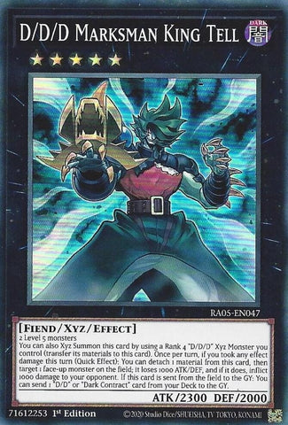 Image for D/D/D Marksman King Tell (RA05-EN047) (RA05) - YuGiOh