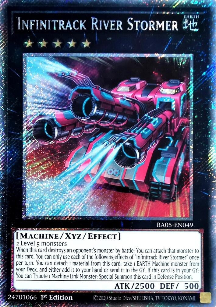 Image for Infinitrack River Stormer (Platinum Secret Rare) (RA05-EN049) (RA05) - YuGiOh