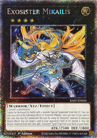 Image for Exosister Mikailis (Platinum Secret Rare) (RA05-EN050) (RA05) - YuGiOh