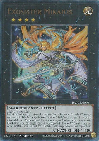 Image for Exosister Mikailis (Ultimate Rare) (RA05-EN050) (RA05) - YuGiOh