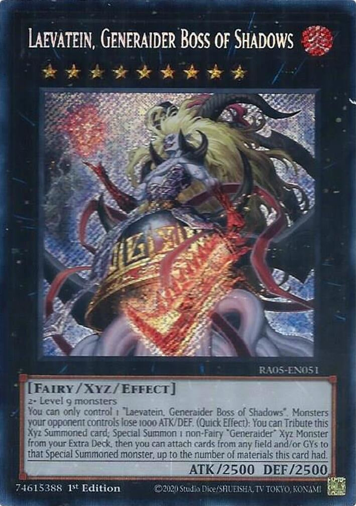 Image for Laevatein, Generaider Boss of Shadows (Secret Rare) (RA05-EN051) (RA05) - YuGiOh