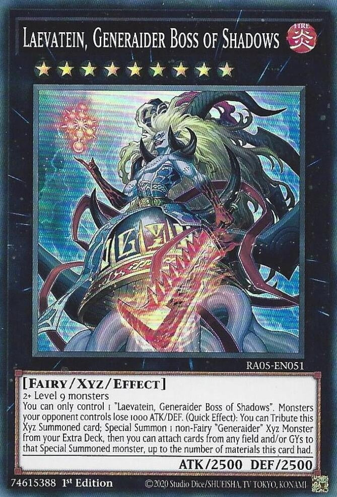 Image for Laevatein, Generaider Boss of Shadows (RA05-EN051) (RA05) - YuGiOh
