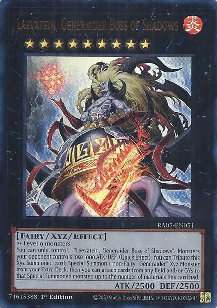 Image for Laevatein, Generaider Boss of Shadows (Ultra Rare) (RA05-EN051) (RA05) - YuGiOh