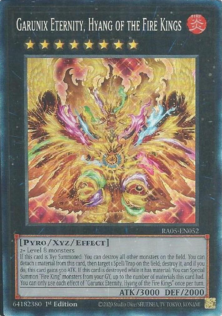 Garunix Eterno, Hyang de los Reyes de Fuego (Collector's Rare) [RA05-EN052] Collector's Rare