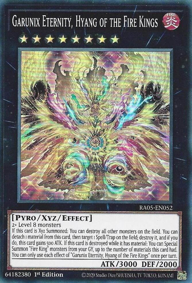 Image for Garunix Eternity, Hyang of the Fire Kings (RA05-EN052) (RA05) - YuGiOh