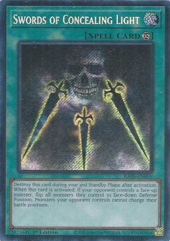 Image for Swords of Concealing Light (Secret Rare) (RA05-EN059) (RA05) - YuGiOh
