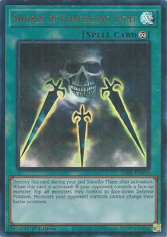 Image for Swords of Concealing Light (Ultra Rare) (RA05-EN059) (RA05) - YuGiOh