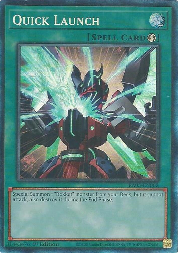 Image for Quick Launch (Collector's Rare) (RA05-EN062) (RA05) - YuGiOh