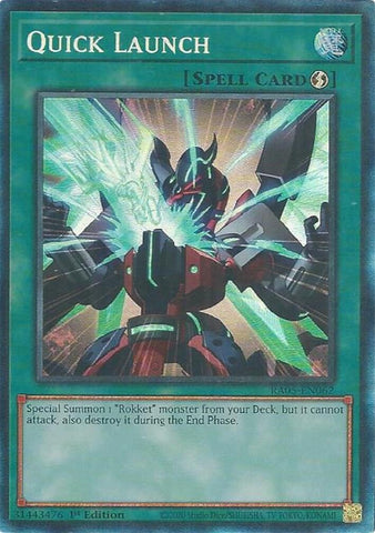 Image for Quick Launch (Collector's Rare) (RA05-EN062) (RA05) - YuGiOh