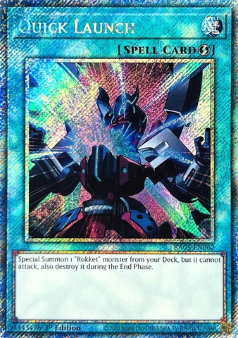 Image for Quick Launch (Platinum Secret Rare) (RA05-EN062) (RA05) - YuGiOh
