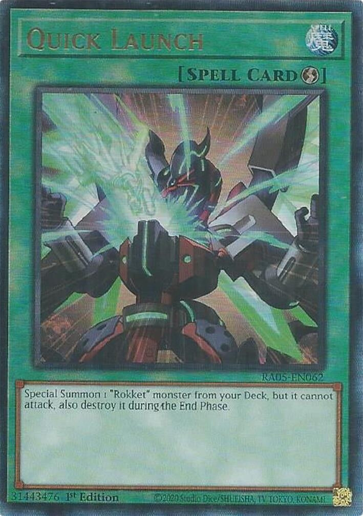 Image for Quick Launch (Ultimate Rare) (RA05-EN062) (RA05) - YuGiOh