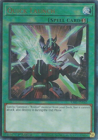 Image for Quick Launch (Ultimate Rare) (RA05-EN062) (RA05) - YuGiOh