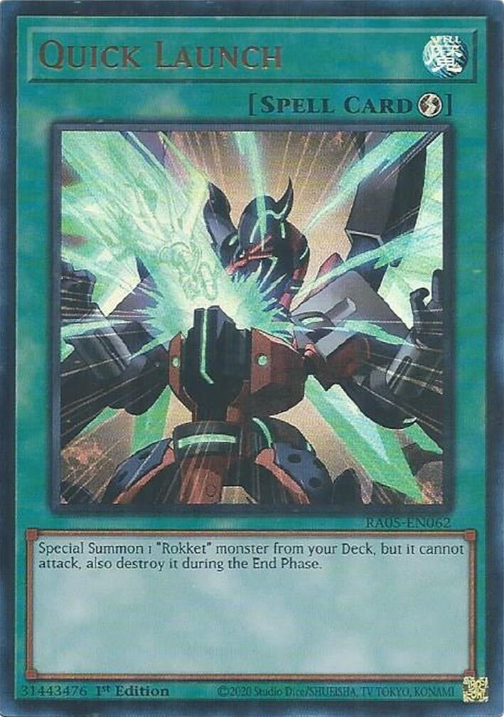 Image for Quick Launch (Ultra Rare) (RA05-EN062) (RA05) - YuGiOh