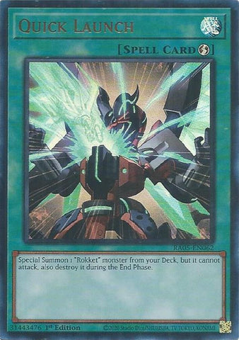 Image for Quick Launch (Ultra Rare) (RA05-EN062) (RA05) - YuGiOh