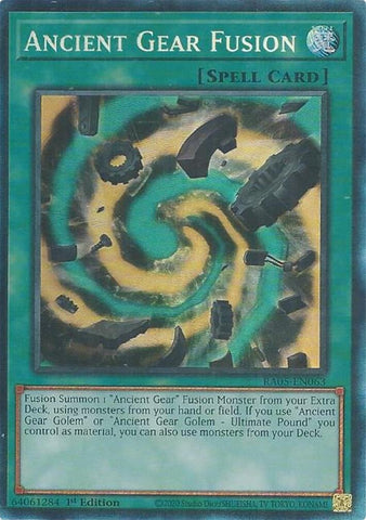 Image for Ancient Gear Fusion (Collector's Rare) (RA05-EN063) (RA05) - YuGiOh