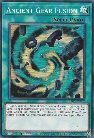 Image for Ancient Gear Fusion (RA05-EN063) (RA05) - YuGiOh