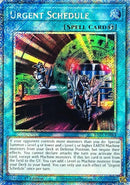 Image for Urgent Schedule (Platinum Secret Rare) (RA05-EN064) (RA05) - YuGiOh