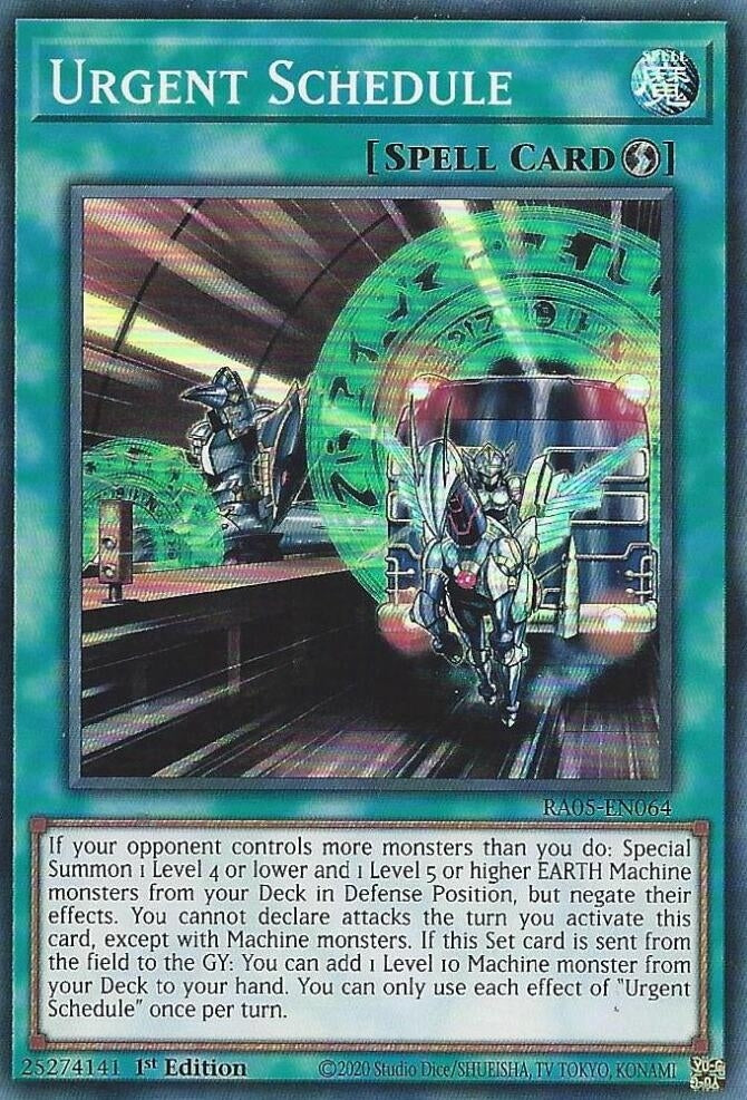 Image for Urgent Schedule (RA05-EN064) (RA05) - YuGiOh