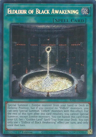 Image for Eldlixir of Black Awakening (Secret Rare) (RA05-EN065) (RA05) - YuGiOh