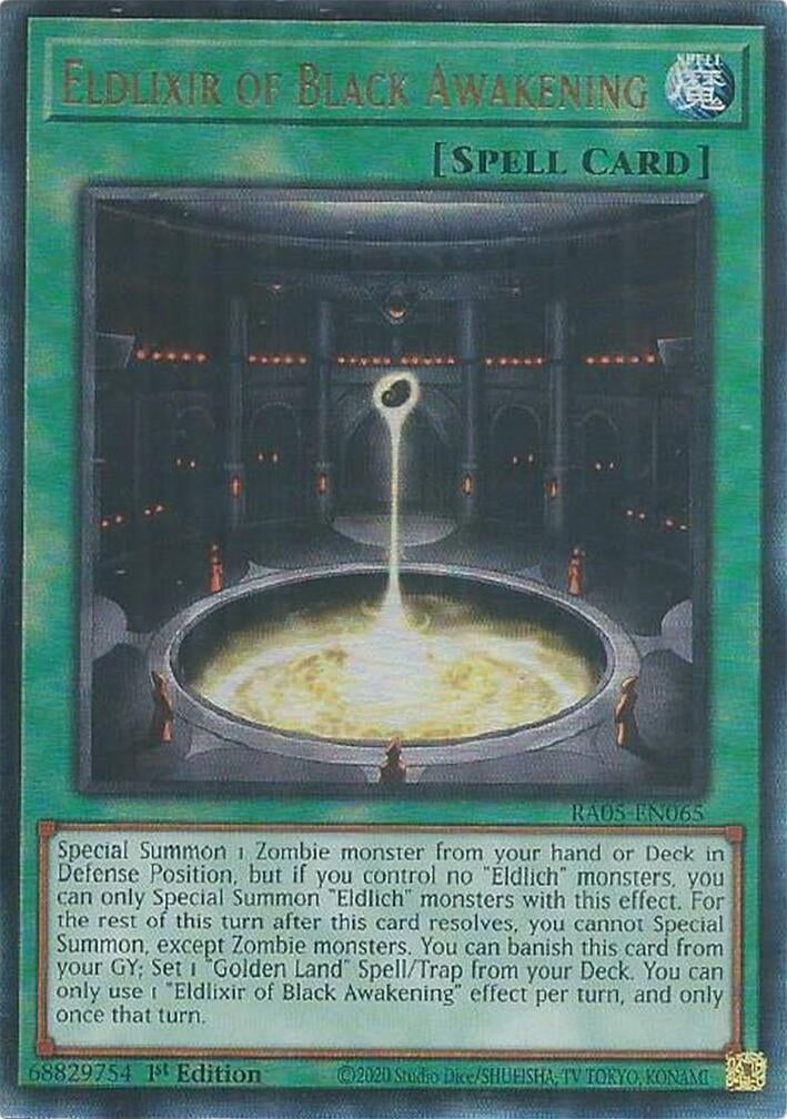 Image for Eldlixir of Black Awakening (Ultimate Rare) (RA05-EN065) (RA05) - YuGiOh