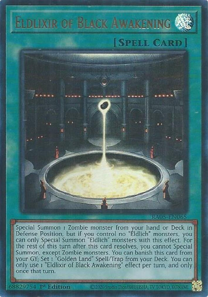 Image for Eldlixir of Black Awakening (Ultra Rare) (RA05-EN065) (RA05) - YuGiOh