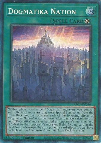 Image for Dogmatika Nation (Collector's Rare) (RA05-EN066) (RA05) - YuGiOh
