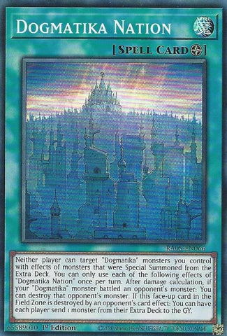 Image for Dogmatika Nation (RA05-EN066) (RA05) - YuGiOh