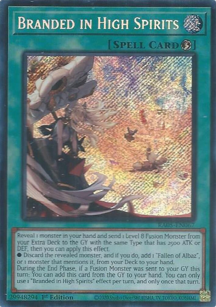 Image for Branded in High Spirits (Secret Rare) (RA05-EN067) (RA05) - YuGiOh