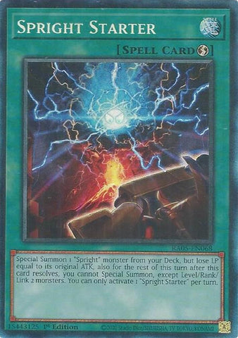 Image for Spright Starter (Collector's Rare) (RA05-EN068) (RA05) - YuGiOh