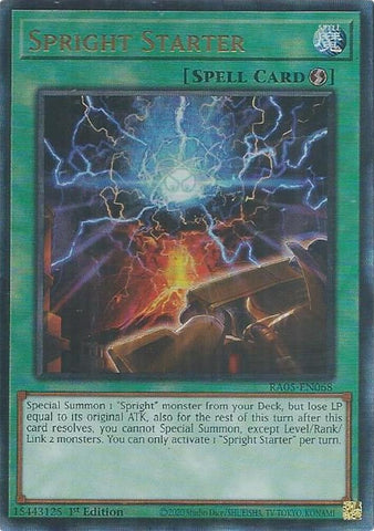 Image for Spright Starter (Ultimate Rare) (RA05-EN068) (RA05) - YuGiOh