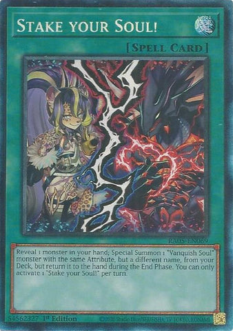 Image for Stake your Soul! (Collector's Rare) (RA05-EN069) (RA05) - YuGiOh