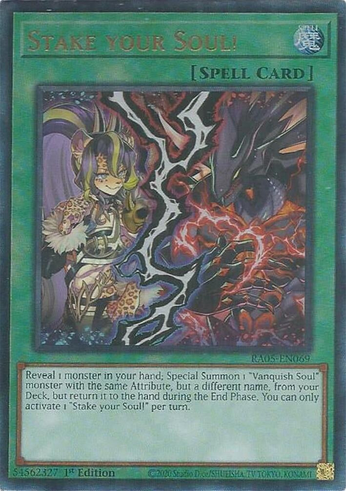 Image for Stake your Soul! (Ultimate Rare) (RA05-EN069) (RA05) - YuGiOh