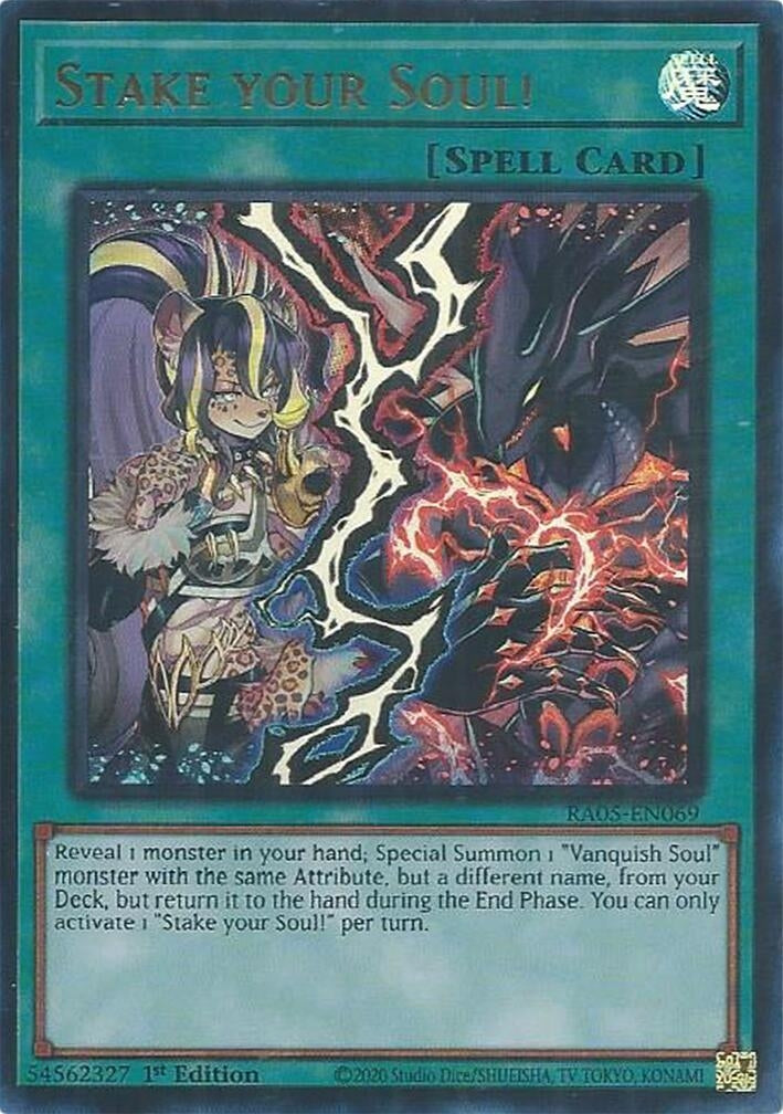 Image for Stake your Soul! (Ultra Rare) (RA05-EN069) (RA05) - YuGiOh