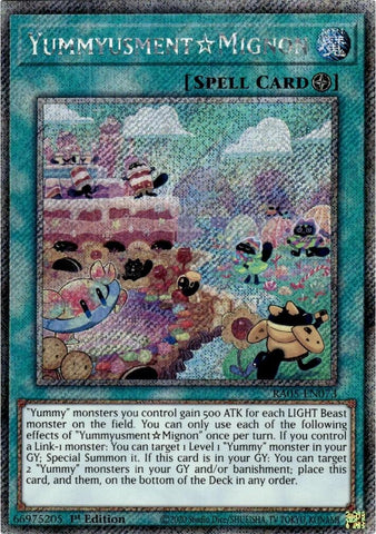 Image for YummyusmentMignon (Platinum Secret Rare) (RA05-EN073) (RA05) - YuGiOh
