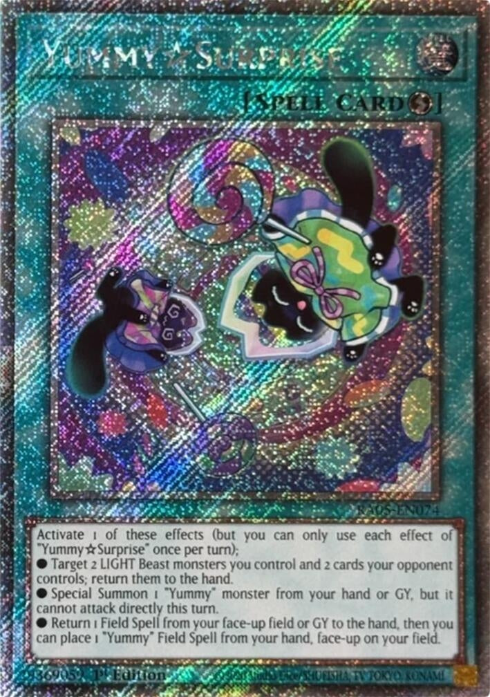 Image for YummySurprise (Platinum Secret Rare) (RA05-EN074) (RA05) - YuGiOh