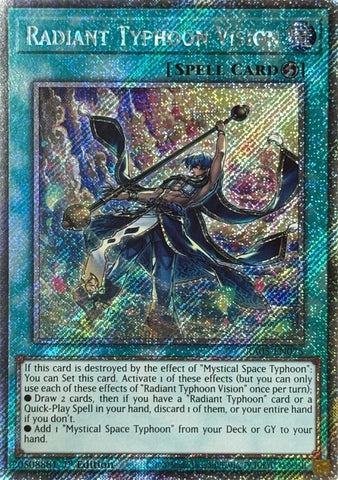 Image for Radiant Typhoon Vision (Platinum Secret Rare) (RA05-EN075) (RA05) - YuGiOh