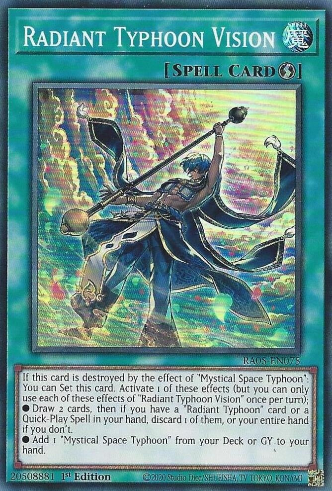 Image for Radiant Typhoon Vision (RA05-EN075) (RA05) - YuGiOh