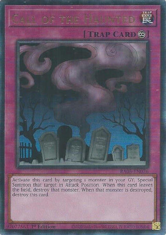 Image for Call of the Haunted (Ultimate Rare) (RA05-EN076) (RA05) - YuGiOh