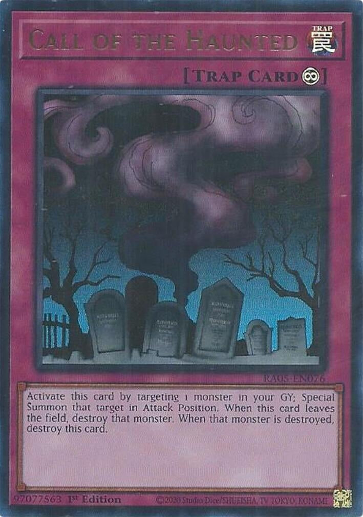 Image for Call of the Haunted (Ultra Rare) (RA05-EN076) (RA05) - YuGiOh