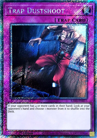 Image for Trap Dustshoot (Platinum Secret Rare) (RA05-EN077) (RA05) - YuGiOh