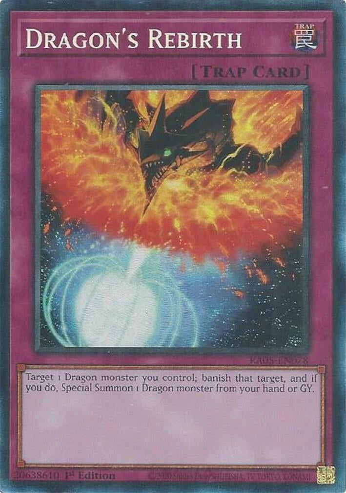 Image for Dragon's Rebirth (Collector's Rare) (RA05-EN078) (RA05) - YuGiOh